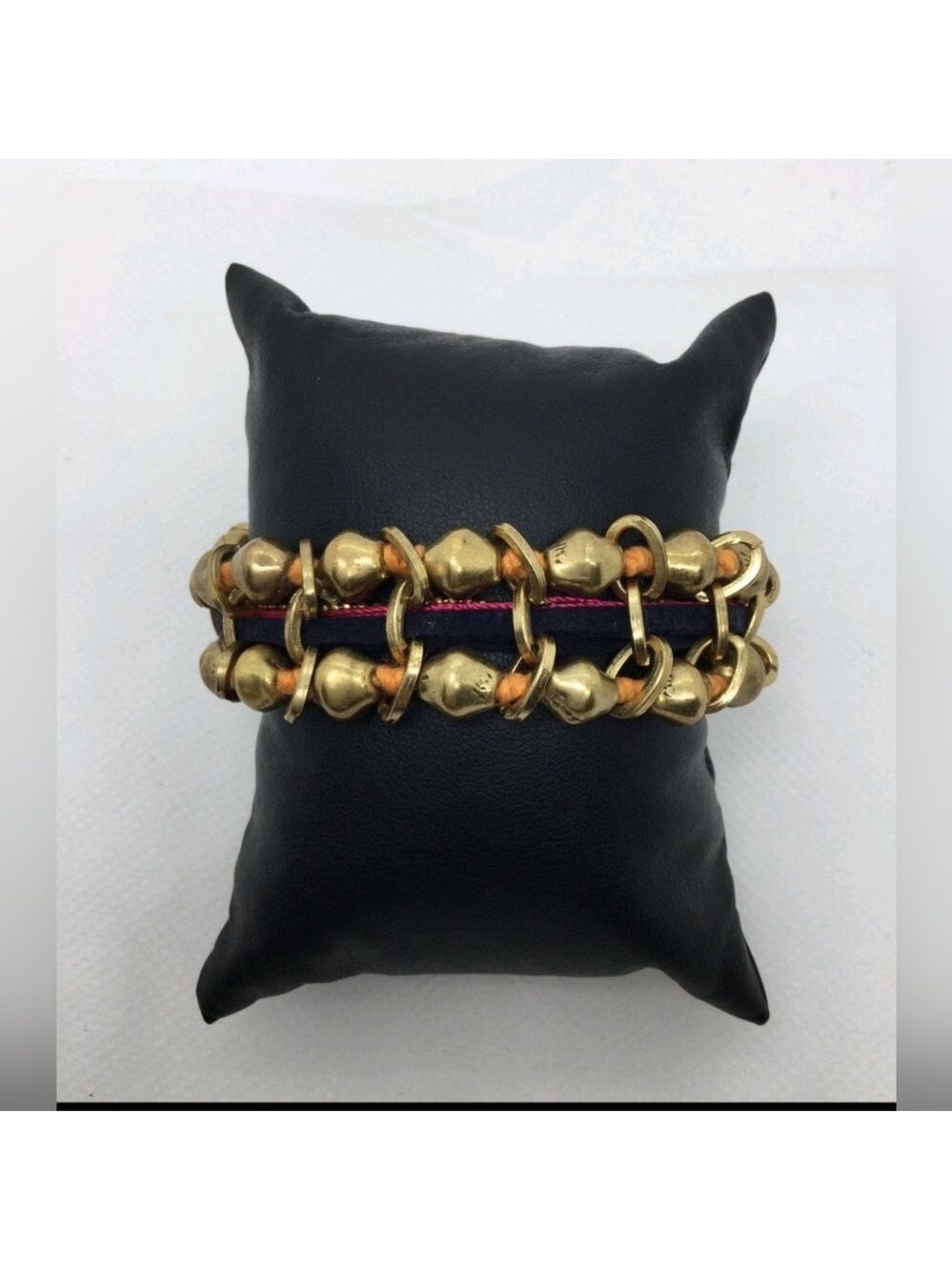 NWT Lucky Brand Goldtone Beaded Bracelet 7"